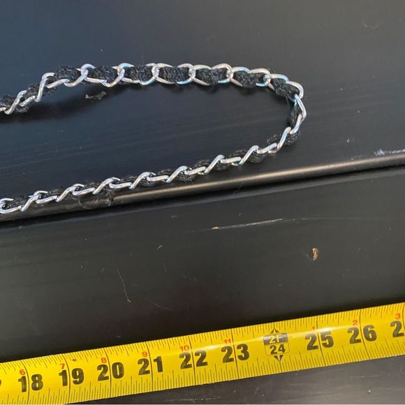 Target Black Silver Raffia Convertible Crossbody Shoulder Bag - Picture 6 of 6